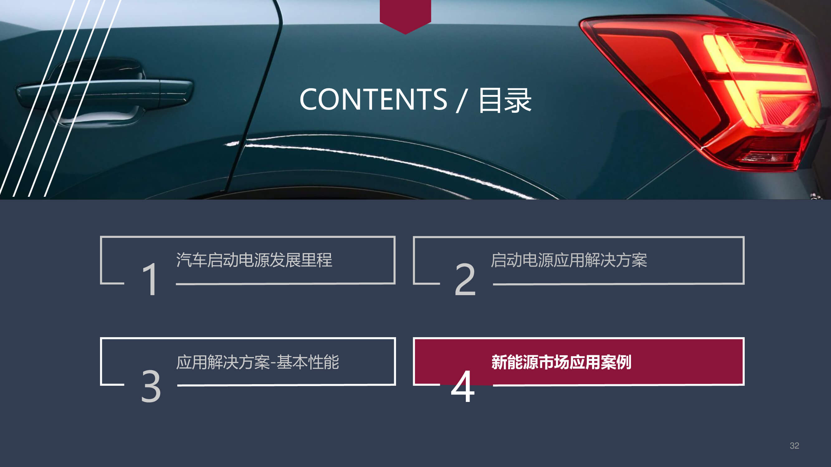 新能源汽車啟動電源的應(yīng)用方案